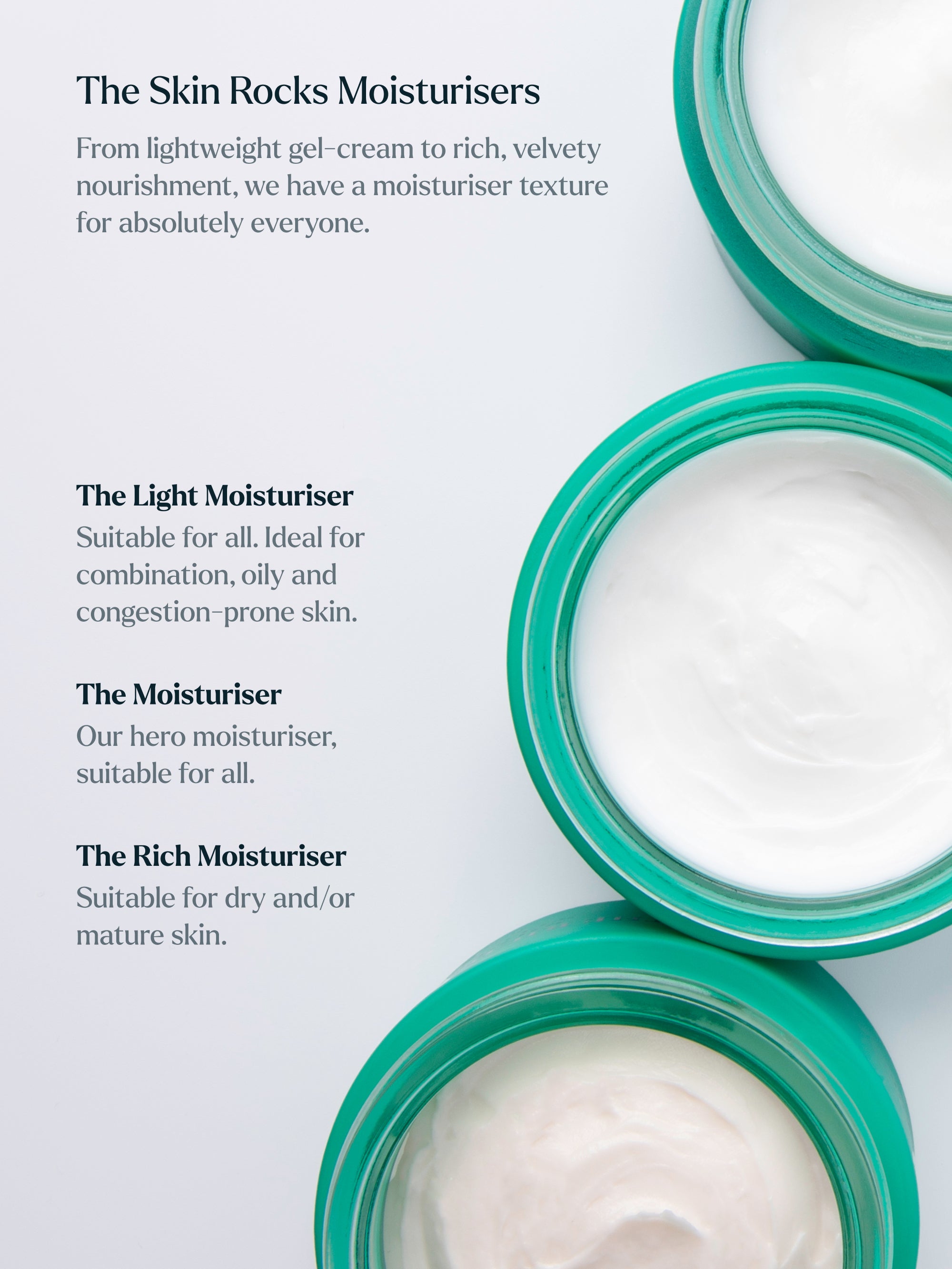 The Moisturiser Fragrance Free | Sensitive Skin | Skin Rocks