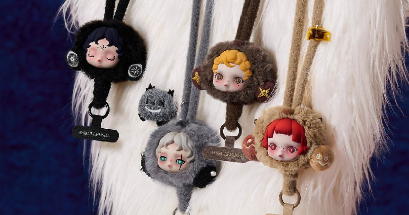 SKULLPANDA You Found Me! Series Phone Lanyard - Buddy Doggie