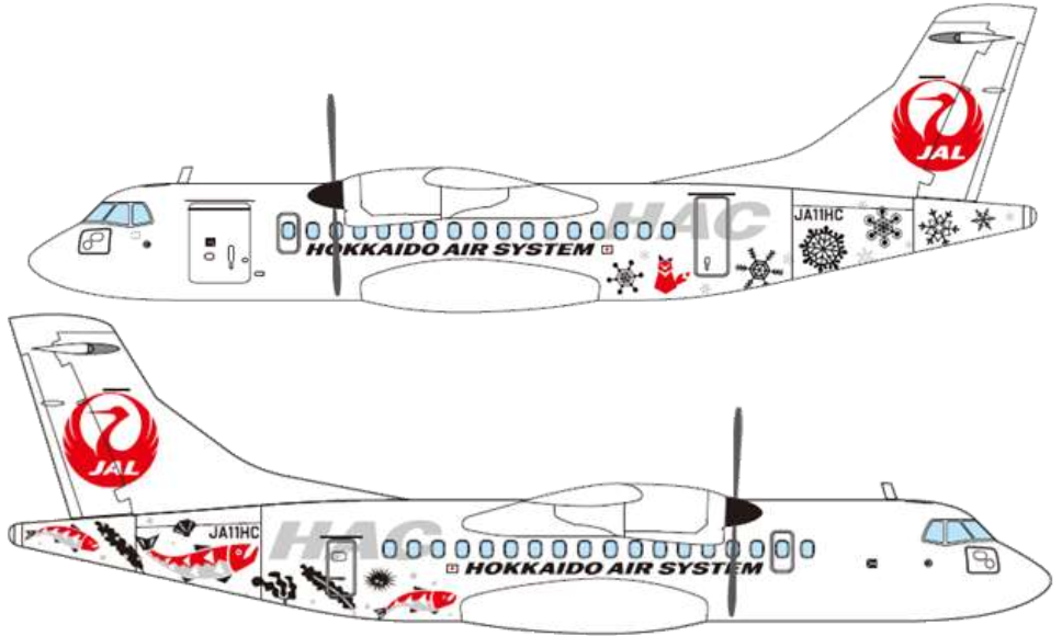 北海道エアシステム、ATR42-600型機の特別塗装機を2020年春より就航