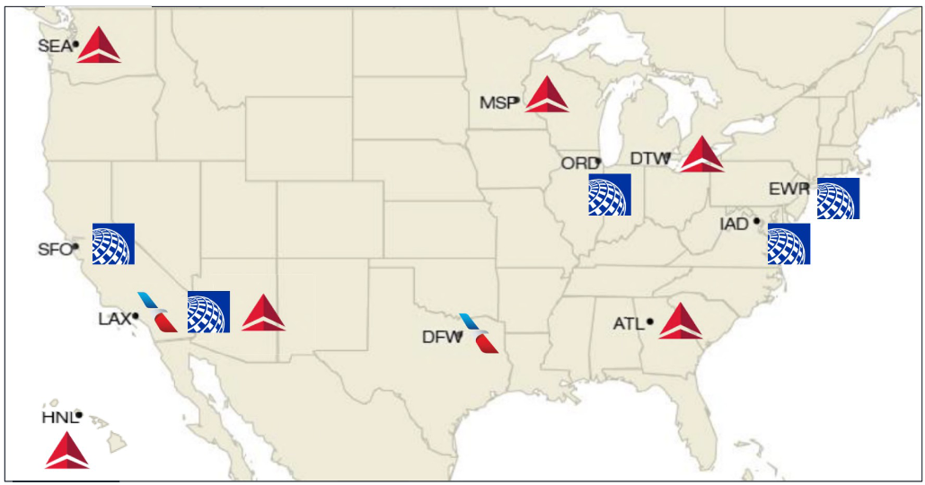 アメリカン航空、羽田枠獲得に向け「ユナイテッド航空は成田から羽田に