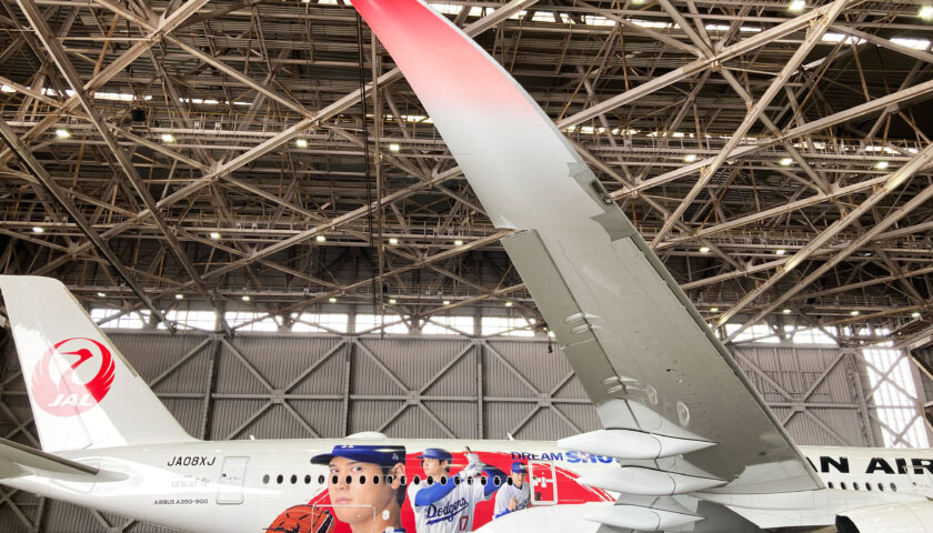 JAL、本日2024年9月29日より大谷翔平選手が塗装された「DREAM SHO JET