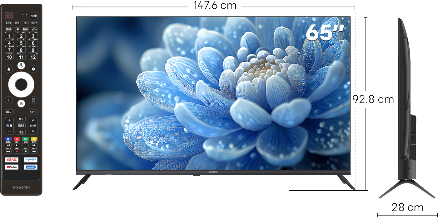 G6600Hシリーズ（65G6600H／55G6600H／50G6600H／43G6600H） | スカイ