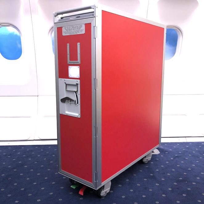 Meridiana航空 イタリア ミールカート フルサイズ 機内カート