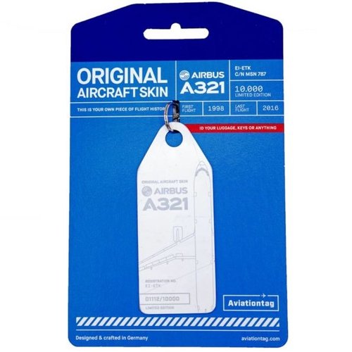 AVIATIONTAG A321 EI-ETK White Metrojet アビエーションタグ メトロ