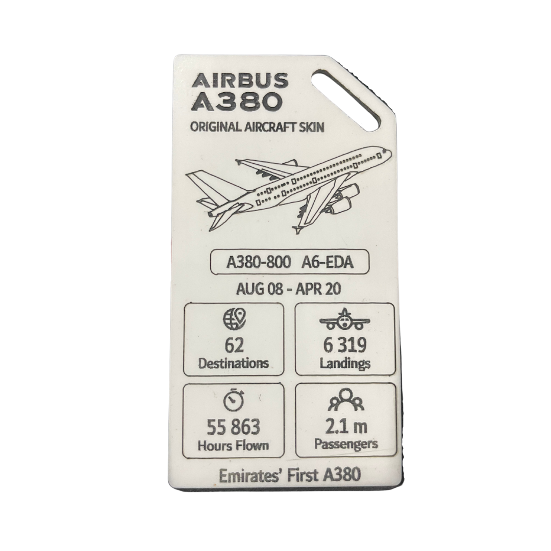 AVIATIONTAG Emirates A380 NRT 機体再生キーホルダー 各種残りわずか