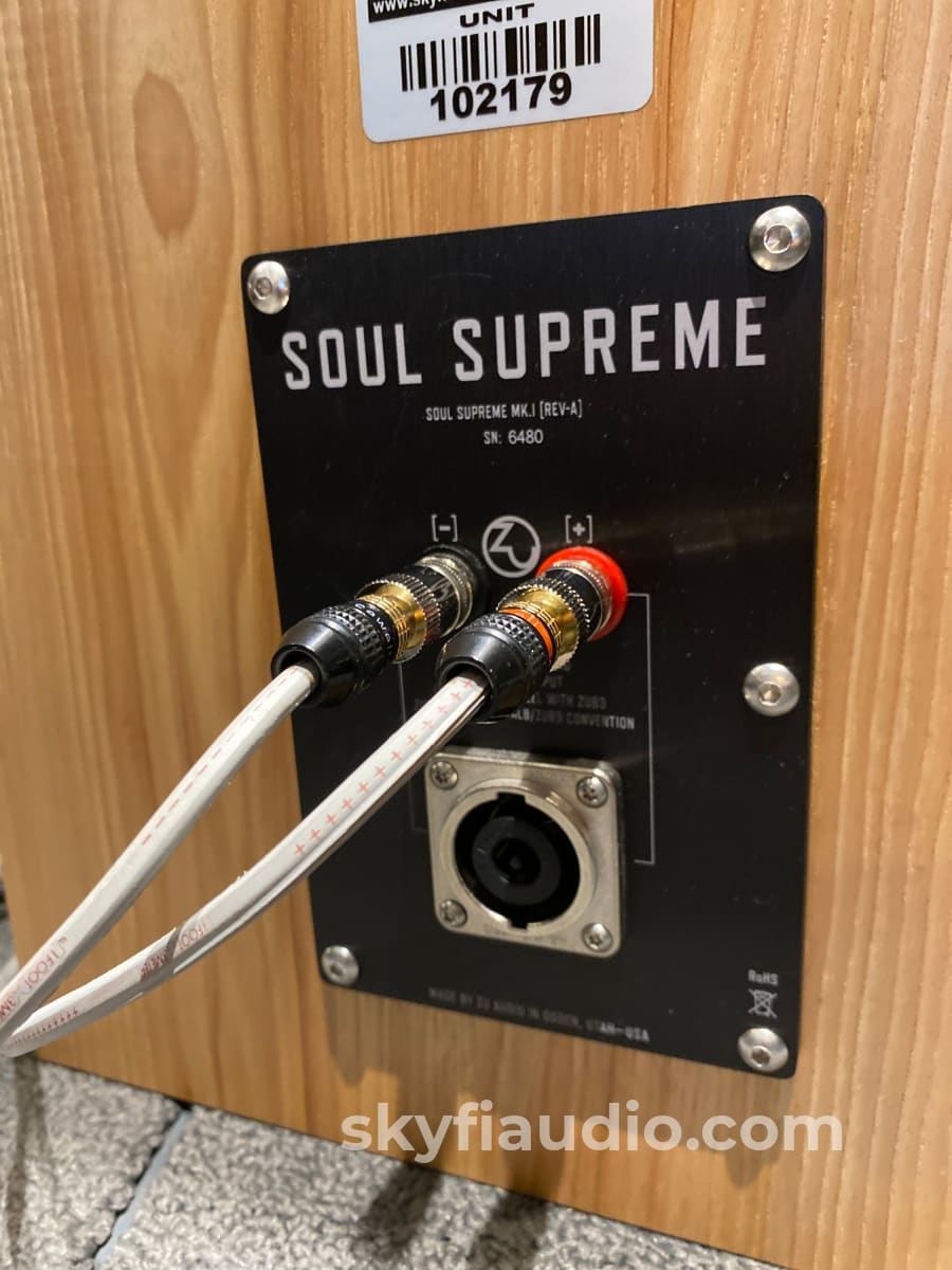 Zu Audio - Soul Supreme High Efficiency Speakers in Walnut