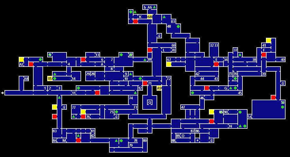 キャッスルヴァニア 白夜の協奏曲』ストーリー攻略マップ付き（ハート