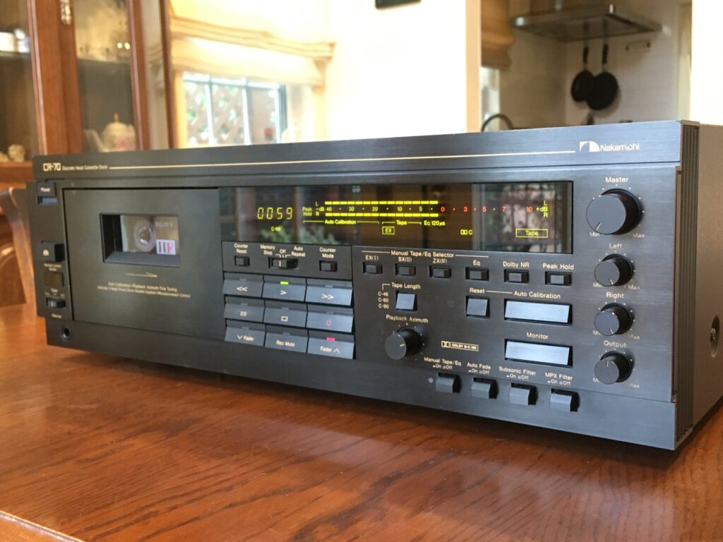 ナカミチ CR-70 – 自動キャリブレーションで最高の録音を | 【昭和