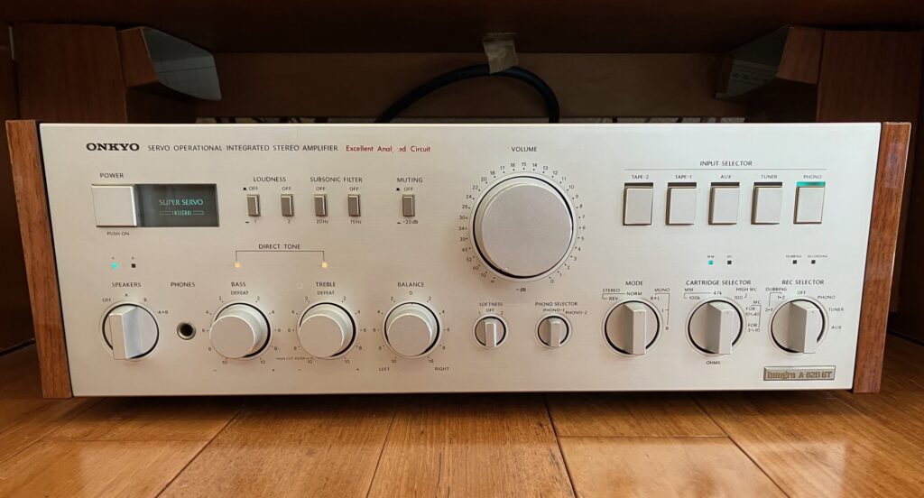 オンキョー A-820GT – サーボ技術に磨きをかけたフラッグシップモデル