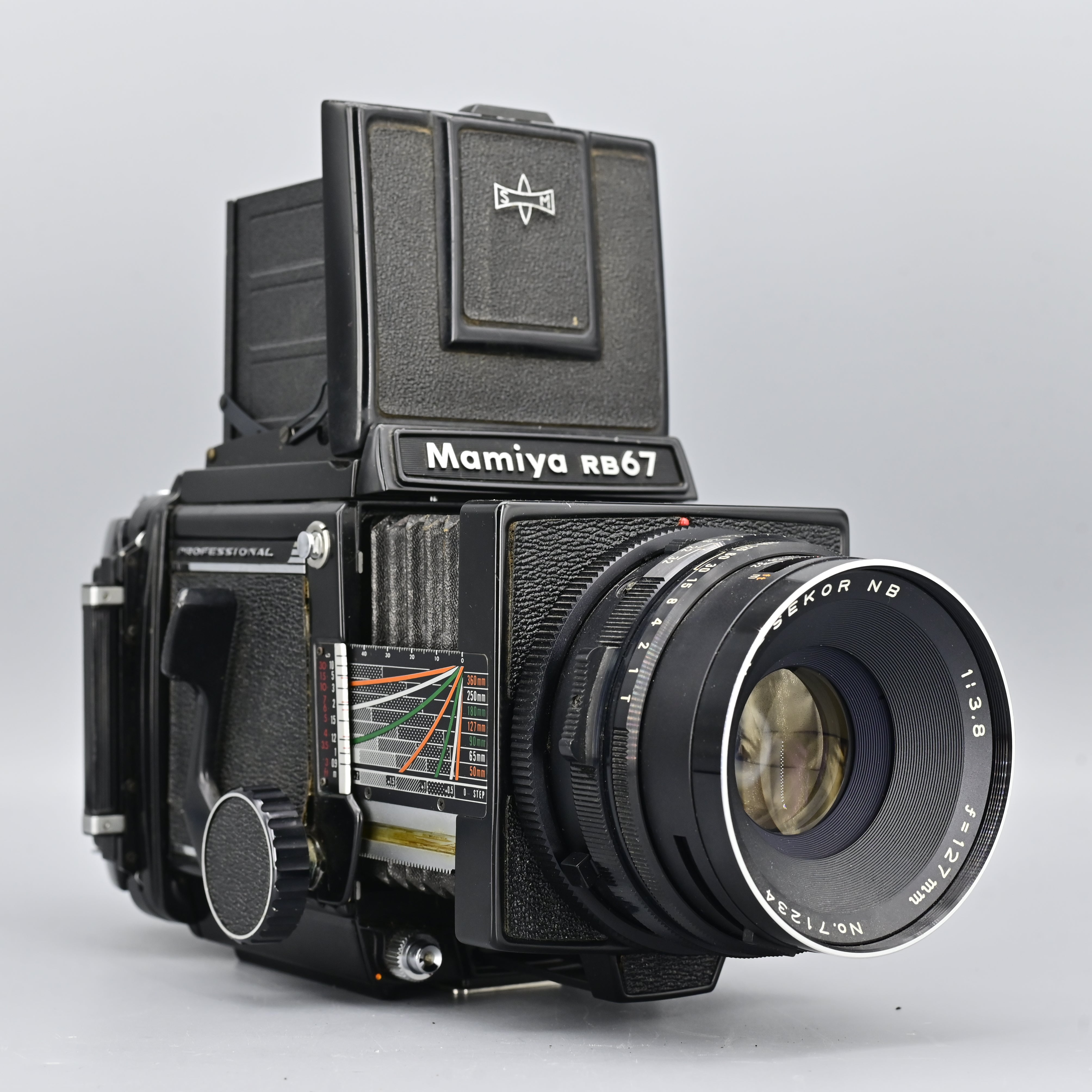 Mamiya RB67 Pro + Sekor C 127mm F3.8 Lens. – SHOWA