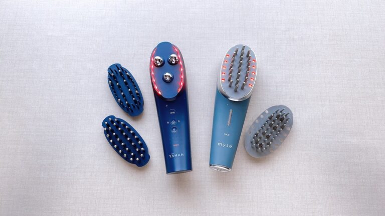新旧EMS電気ブラシ比較】ヤーマンのハイパーフェイスリフトブラシの