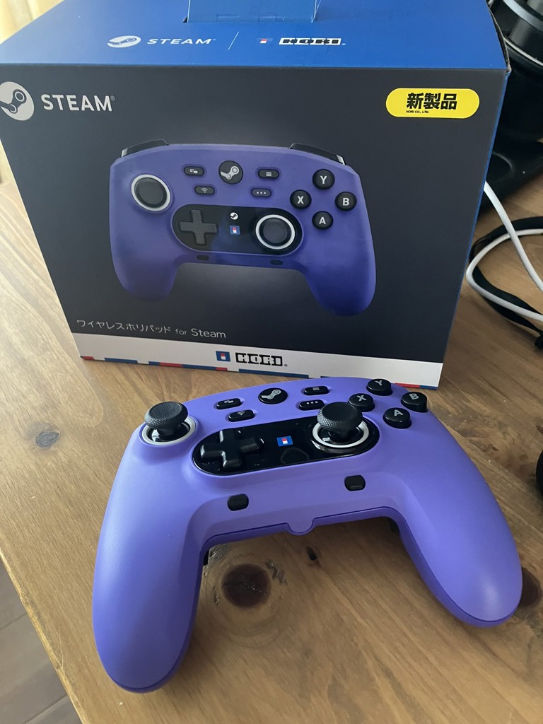 ホリストア｜ワイヤレスホリパッド for Steam ミッドナイトブラック