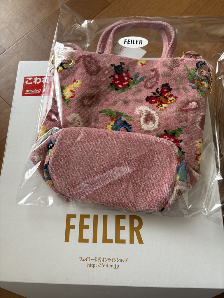 ハイジペイズリー 巾着ショルダーバッグ HPY-257008(ピンク): FEILER