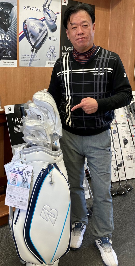 BG-100L キャディバッグ付 8本セット [カラー：ネイビー](NA（ネイビー