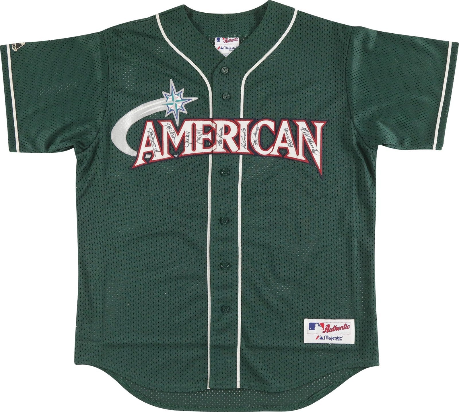 2001 Seattle Mariners Team Signed All Star Game Jersey Ichiro