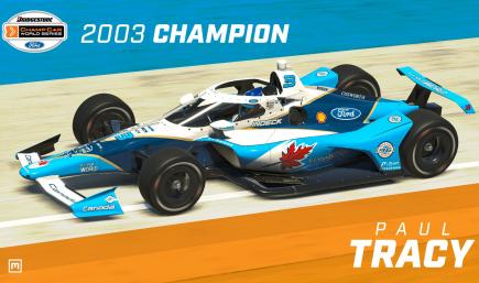 Paul Tracy 2003 Players Indycar by Michael Mueller6 - Trading Paints