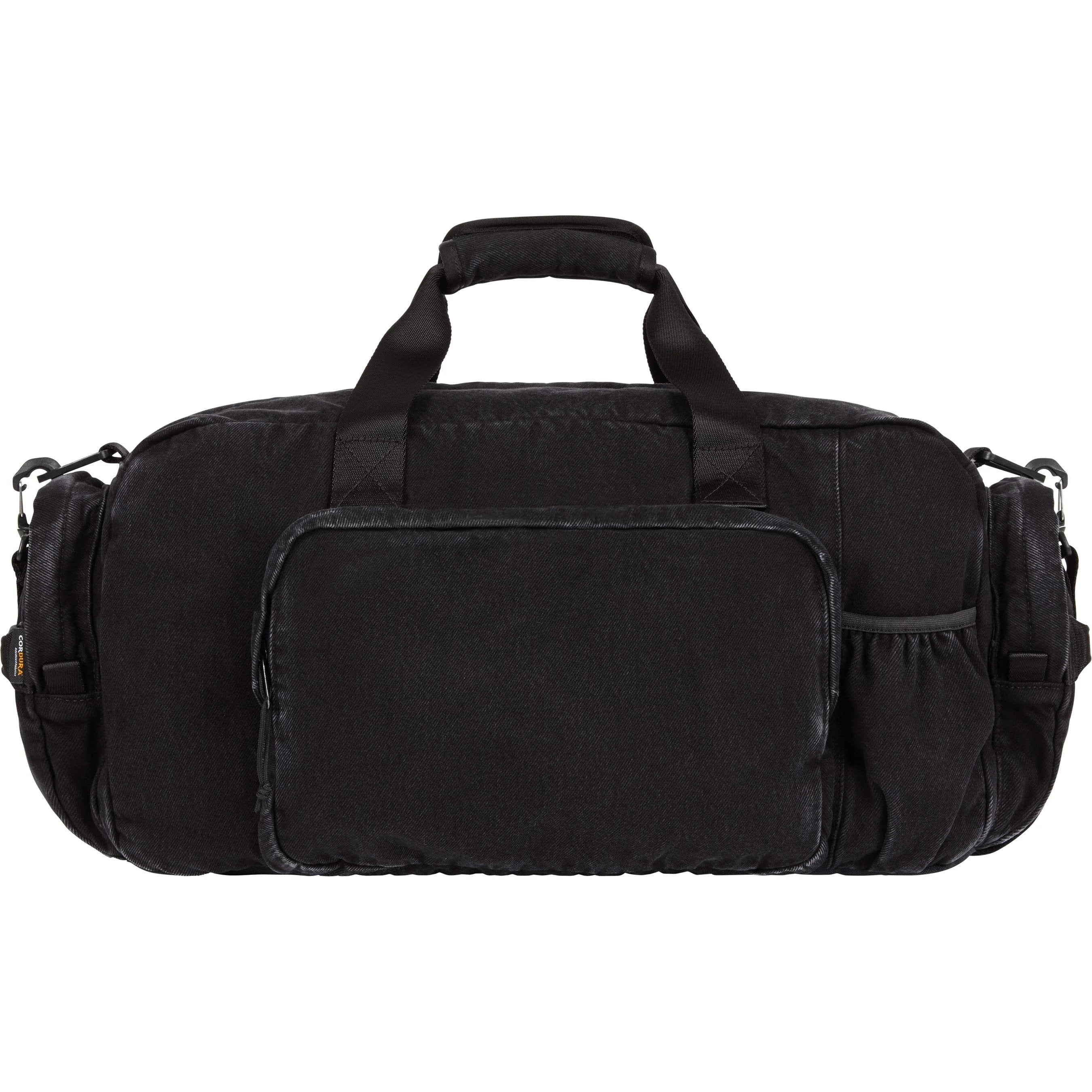 Supreme Denim Duffle Bag Black – shoegamemanila