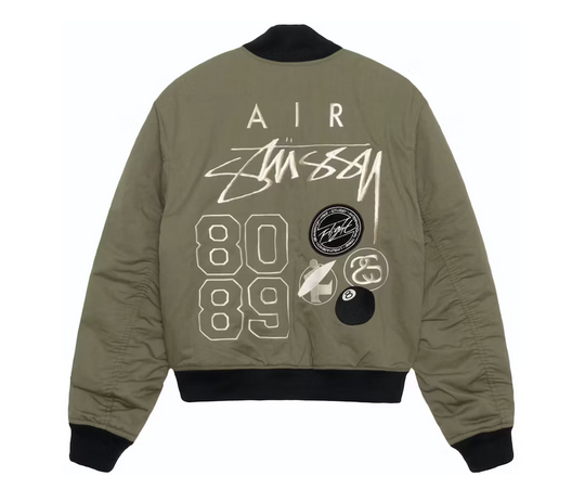 Stussy x Nike Reversible Varsity Jacket (Asia Sizing)Medium Olive