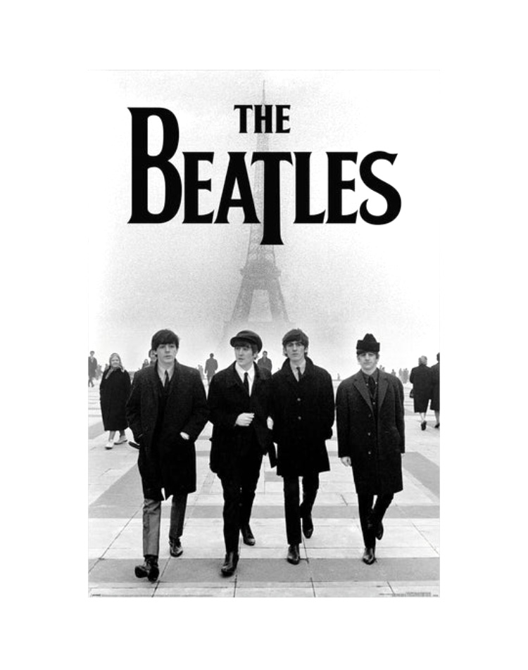 BRITISH COLLECTION SHOJI / ビートルズ Eiffel Towerポスター 61×91.5cm