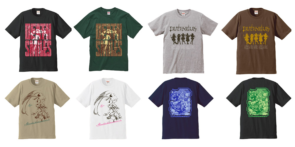VIDEO GAME TOKYOでデススマイルズと虫姫さまのTシャツが販売中