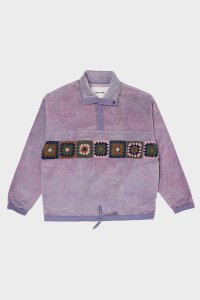 Story MFG. Polite Pullover | Purple Corduroy | Canoe Club