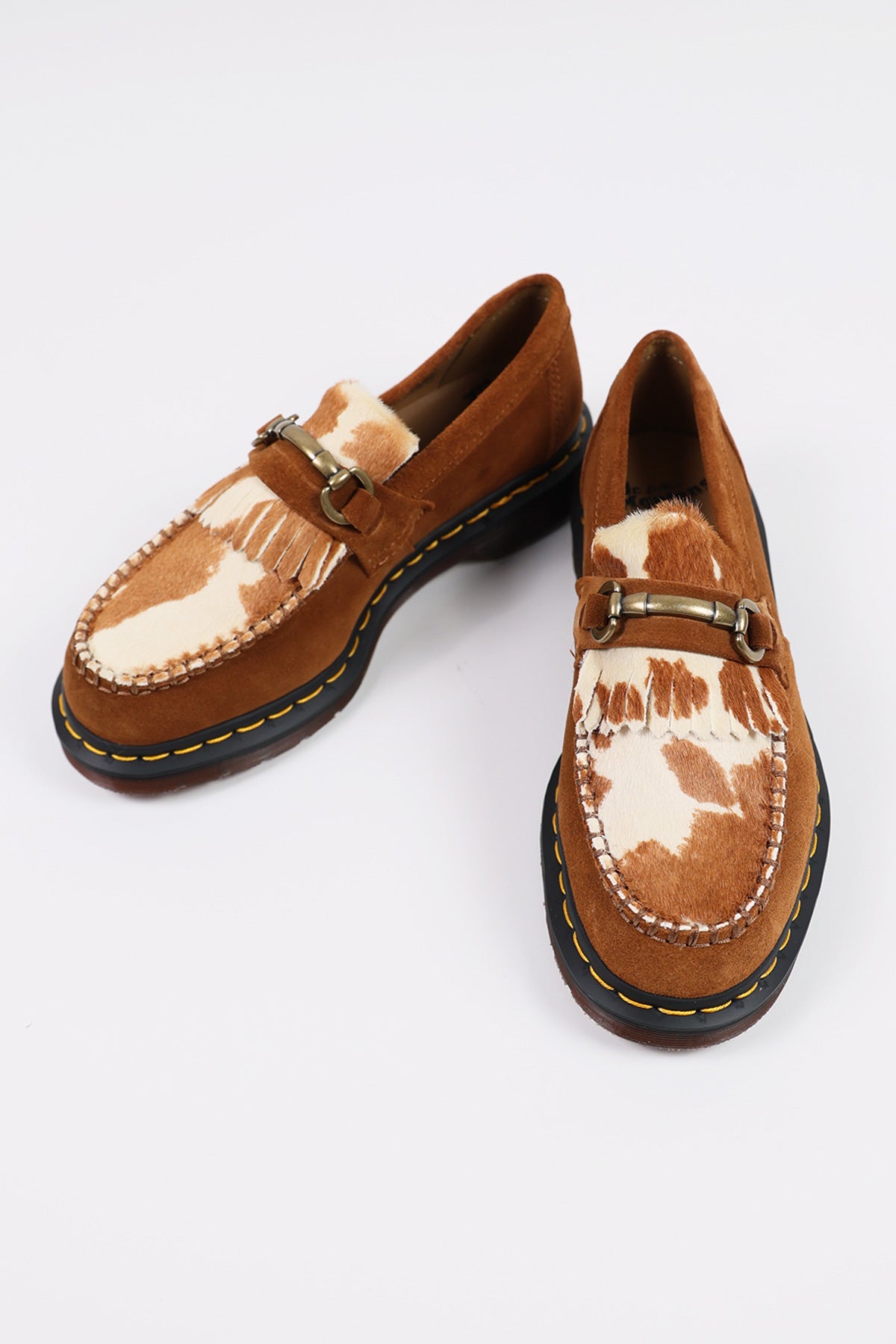 Dr. Martens Adrian Snaffle | Pecan Brown/Jersey Cow Print | Canoe Club
