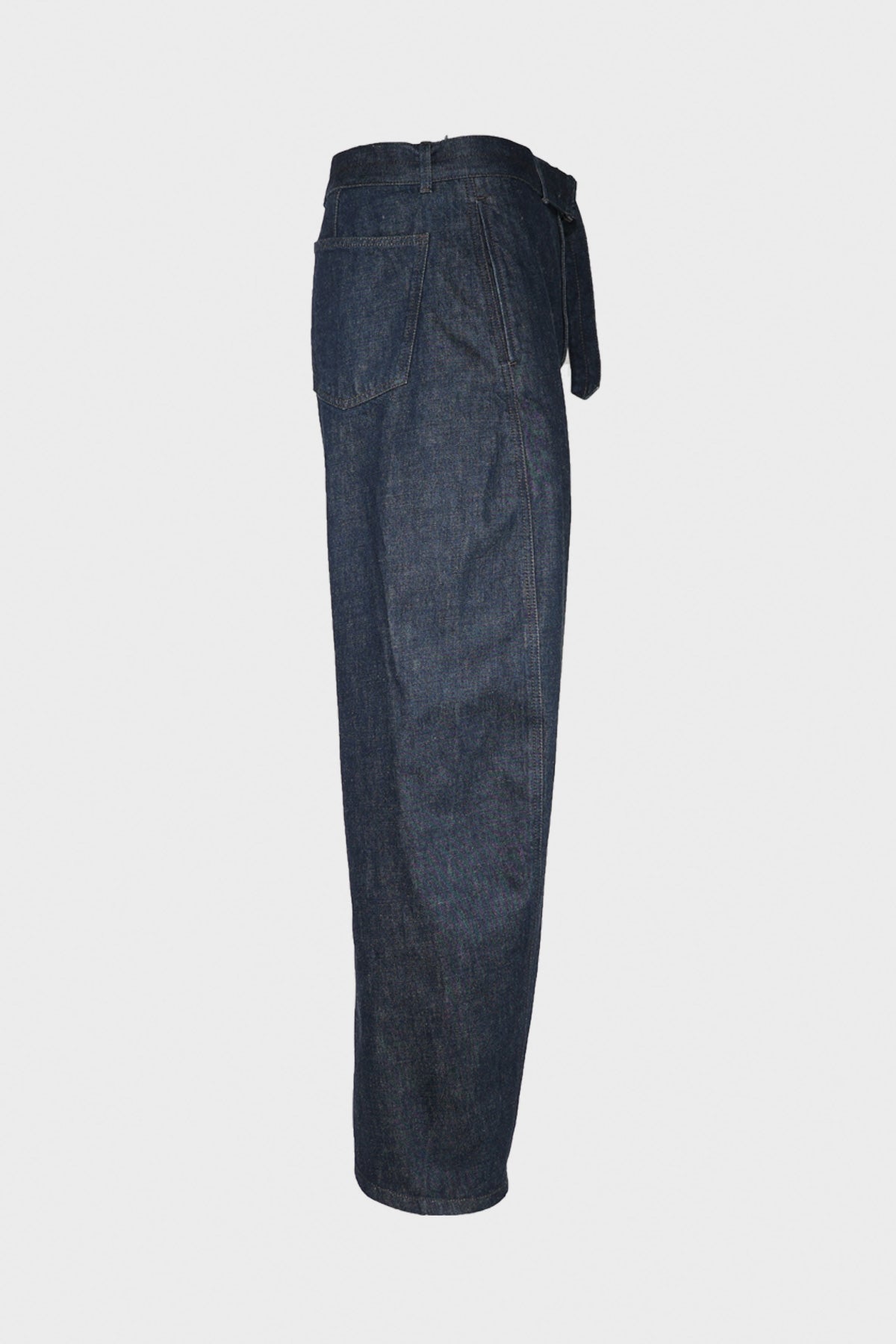 Lemaire Twisted Belted Pants | Denim Indigo | Canoe Club