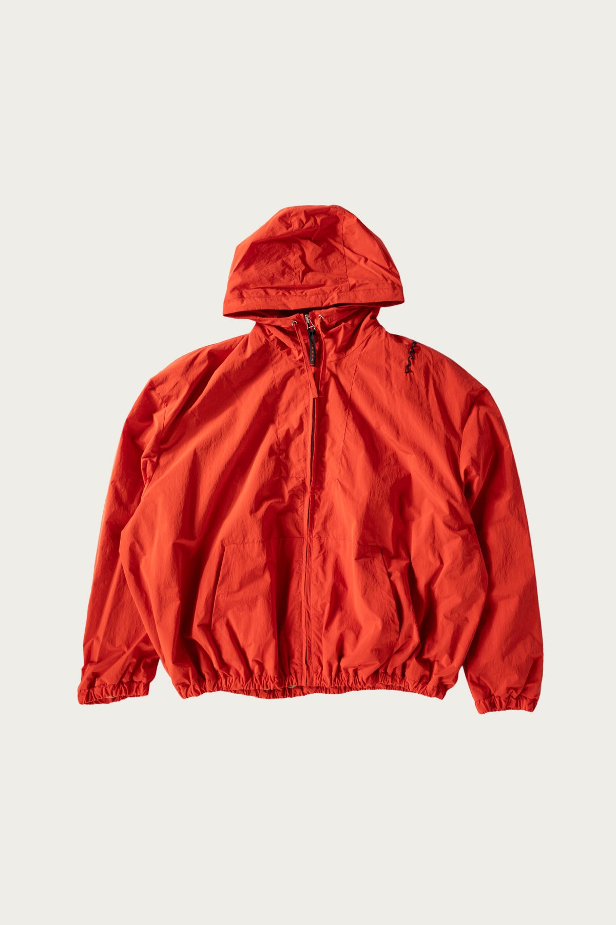 Marni Crinkled Nylon Blend Jacket | Crimson | Canoe Club