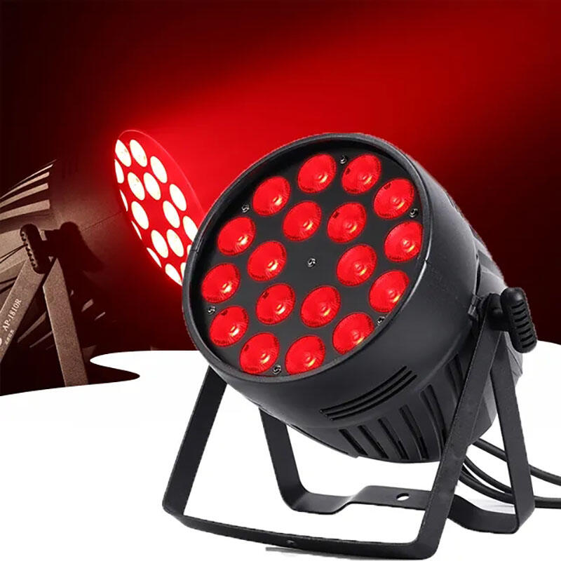 18pcs*18w LED Par Can Light With Variable RGBW+UV 6In1 For Theme