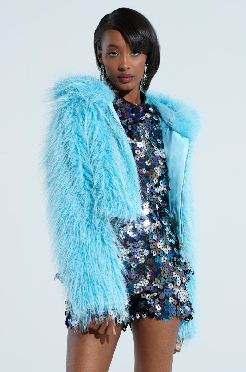 KINGSTON FAUX FUR JACKET – AKIRA