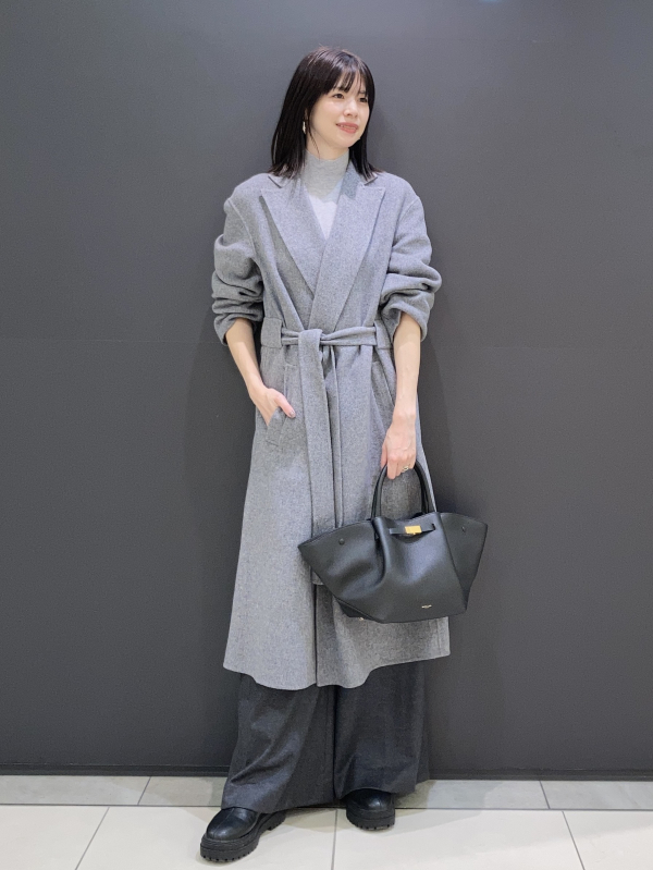 プレシャス掲載】ダブルフェイスのガウンコート | セオリーリュクス