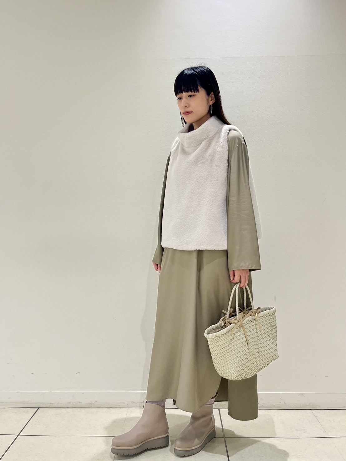 DRAGONレザーメッシュバッグ | プレインピープル | 大丸札幌店公式