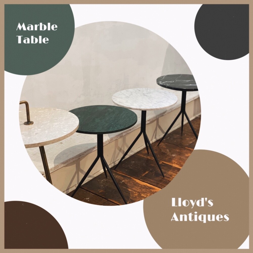 小柄な大理石テーブル〈ロイズ・アンティークス〉 | ロイズ