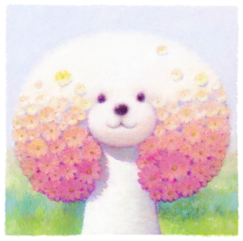 ふうか！ ジクレー版画 天使のいる季節 花色の天使 渡辺宏 本付き