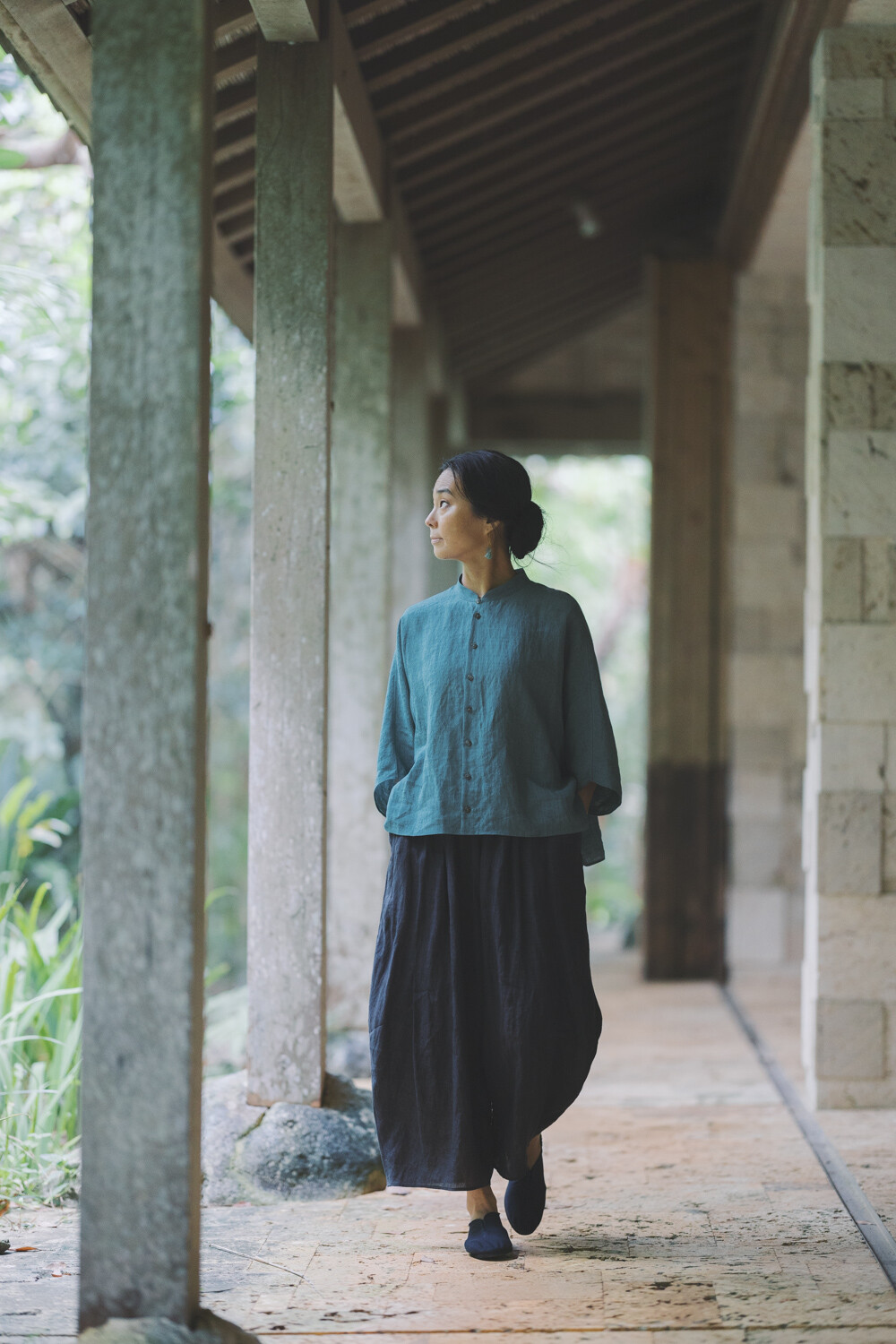 リネンむら染め ブラウス ＞ | ヨーガンレール ババグーリ | 松坂屋