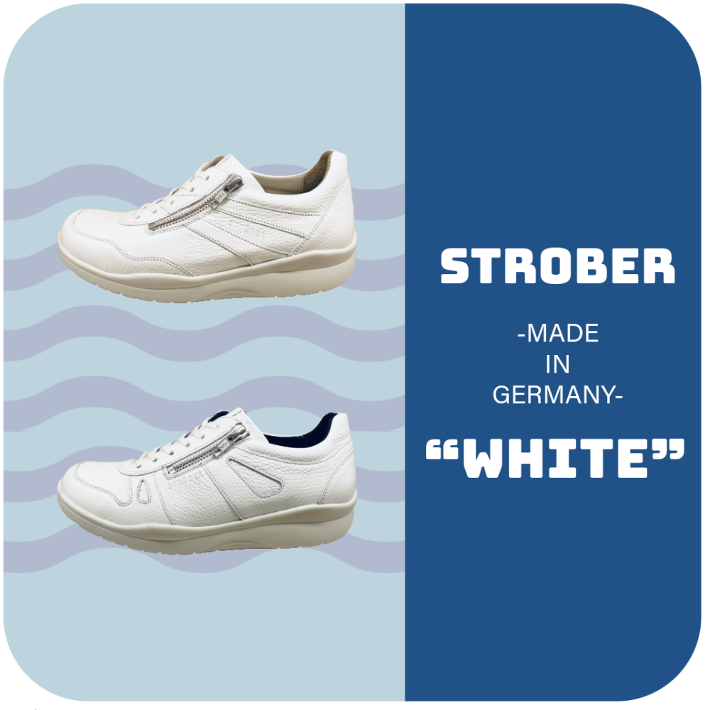 ドイツうまれのストロバー】夏こそ履きたいホワイトスニーカー