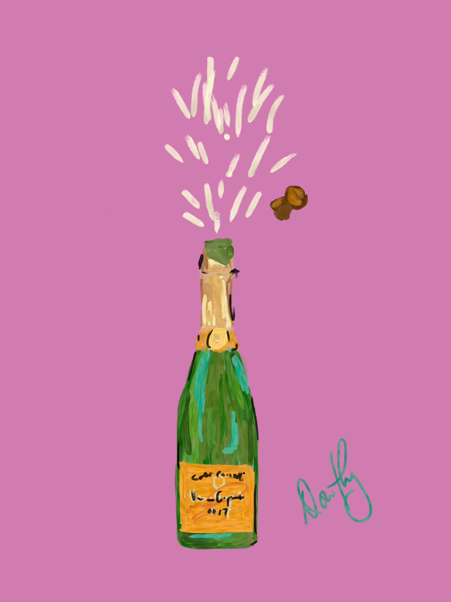 Veuve Clicquot - Abstract Pop – Dorothy Art