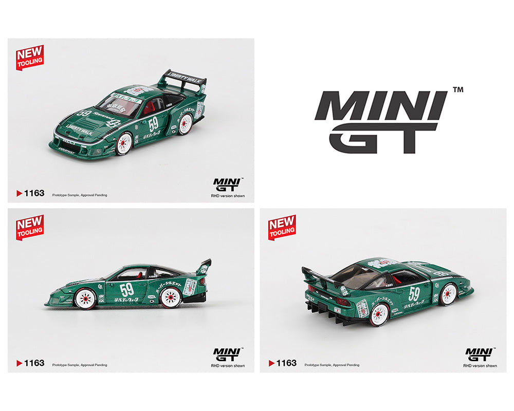Mini GT 1:64 Nissan LB-Super Silhouette 180SX 2026 TAS – Green