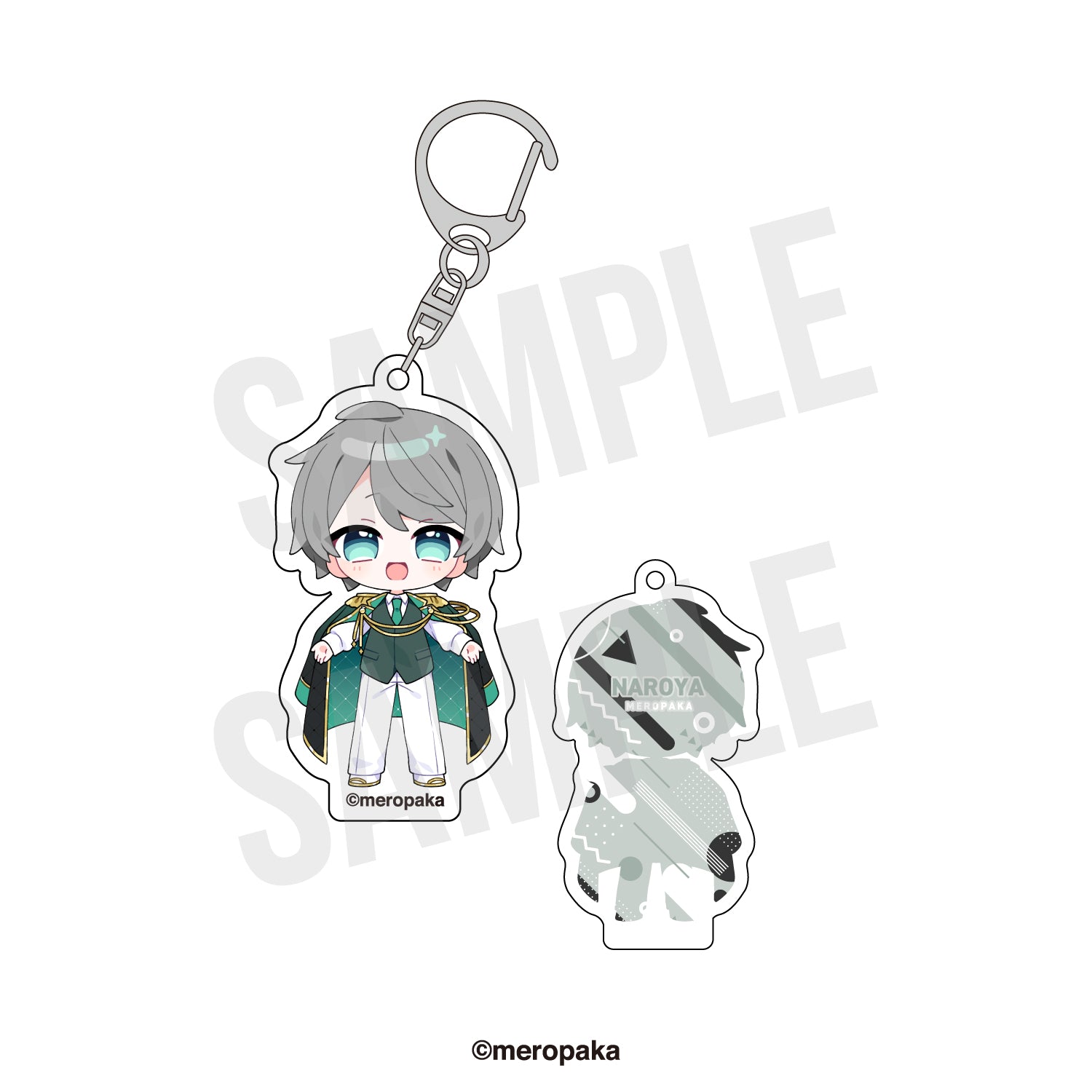 3月下旬以降順次発送予定】アクリルキーホルダー めろんりゆにおんver