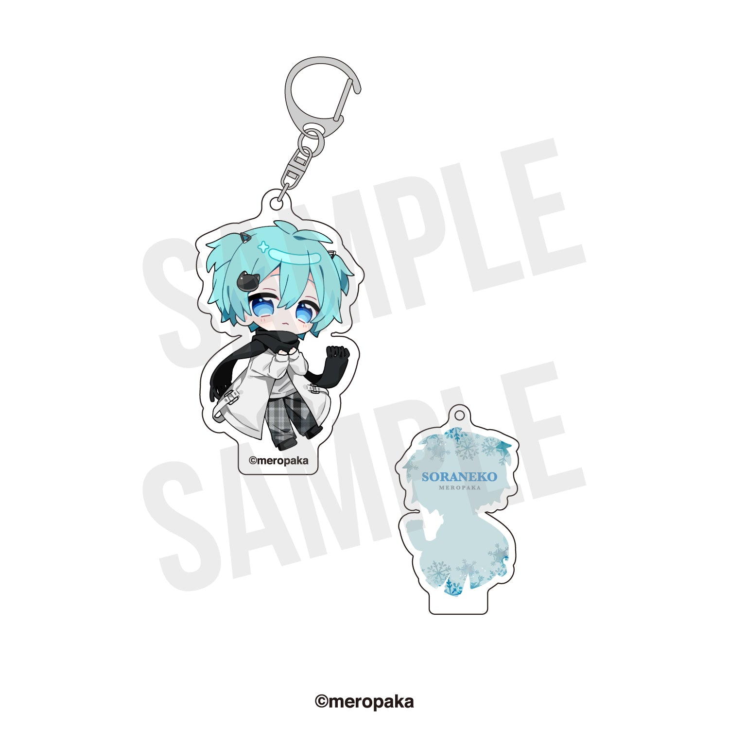 12月下旬以降順次発送予定】めろぱか アクリルキーホルダー スノウ