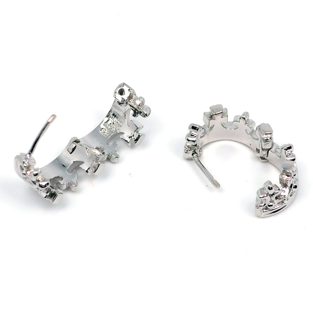 Justin Davis】ジャスティンデイビス クラウン ピアス シルバー925