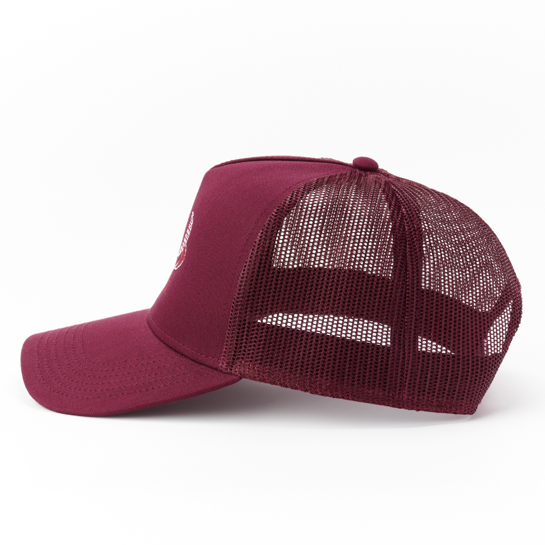 ORIGINAL MESH 5PANEL CAP WINE RED – FEELS.