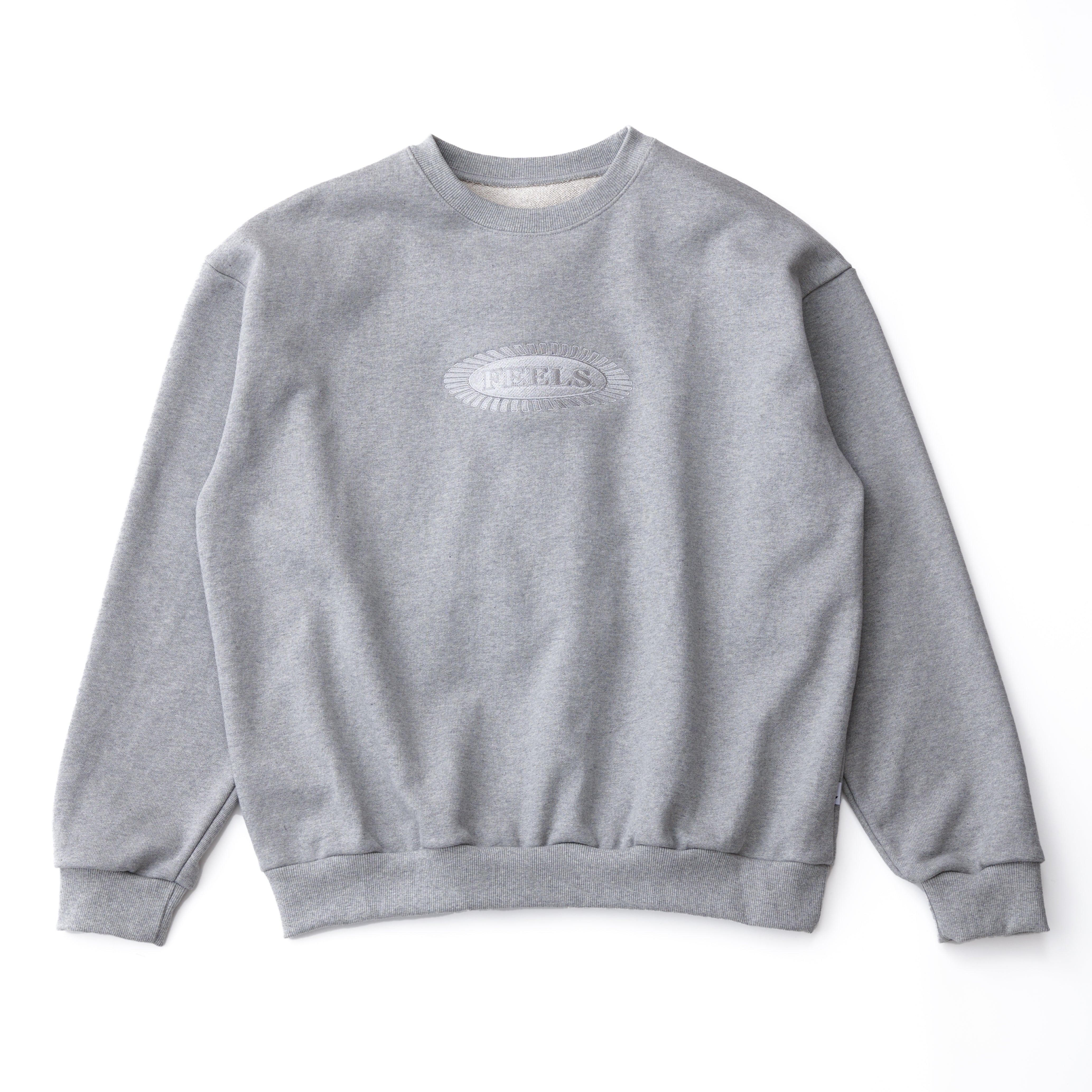 CREWNECK SWEATSHIRT GRAY – FEELS.