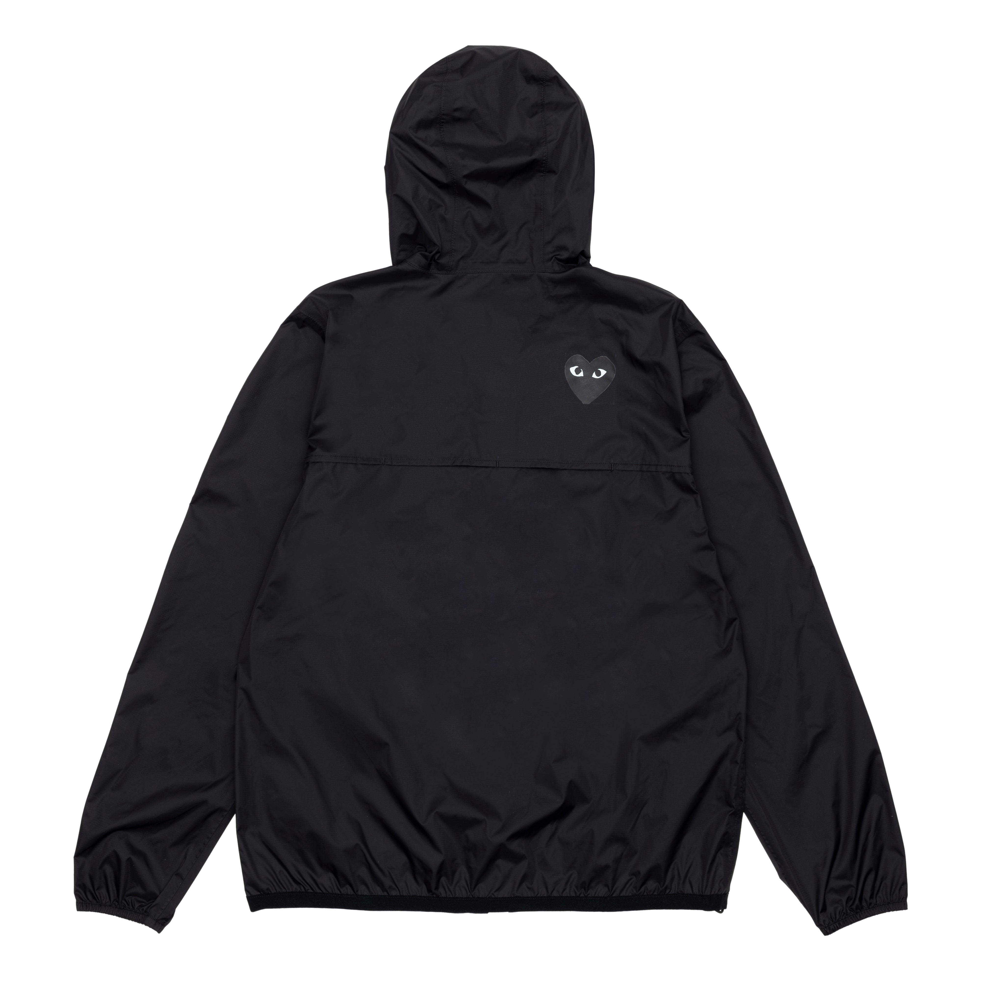 PLAY COMME des GARÇONS: PLAY K-WAY FULL ZIP (BLACK) | DSMG E-SHOP