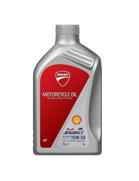 Shell Advance Ultra 4T 15W-50 Synthetic Oil 1Lt 100% All Motors