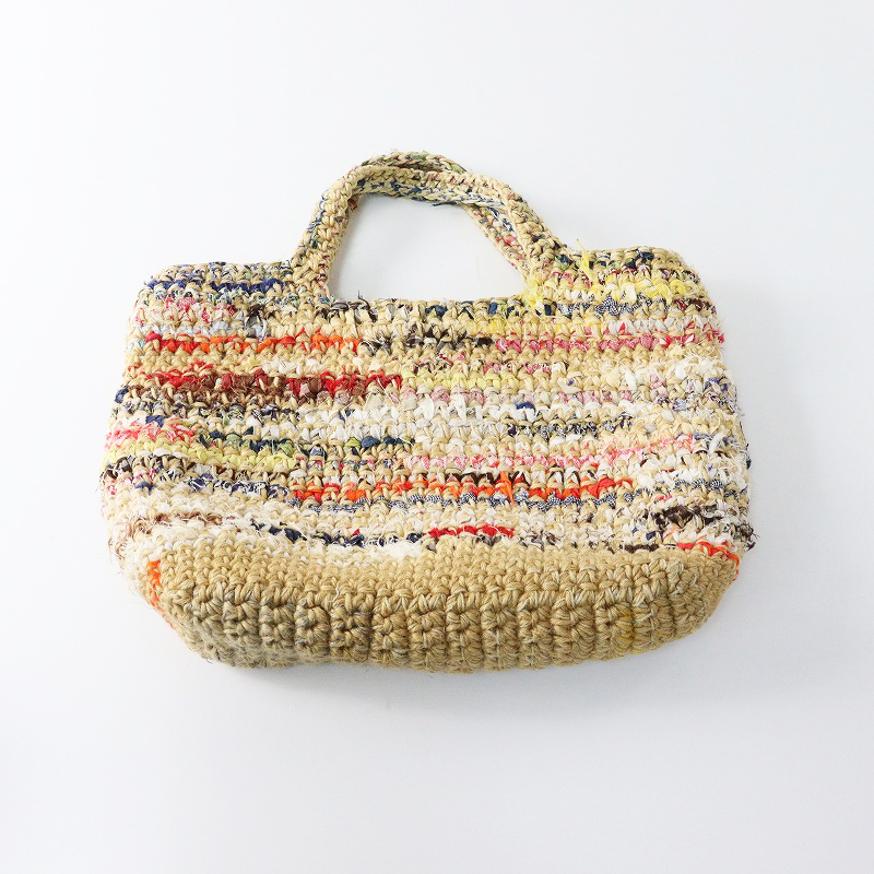 ダニエラグレジス DANIELA GREGIS 裂き編みトートバッグ « ナチュラル