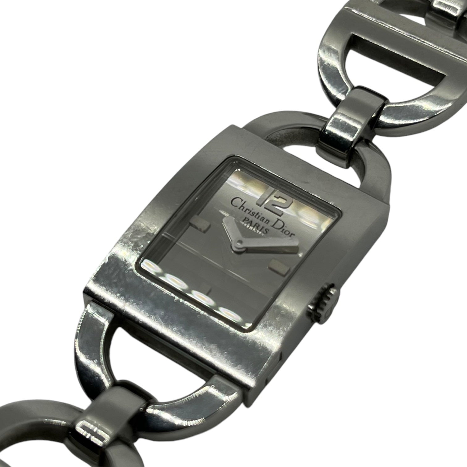 Christian Dior(クリスチャンディオール) CD chain belt watch ロゴ
