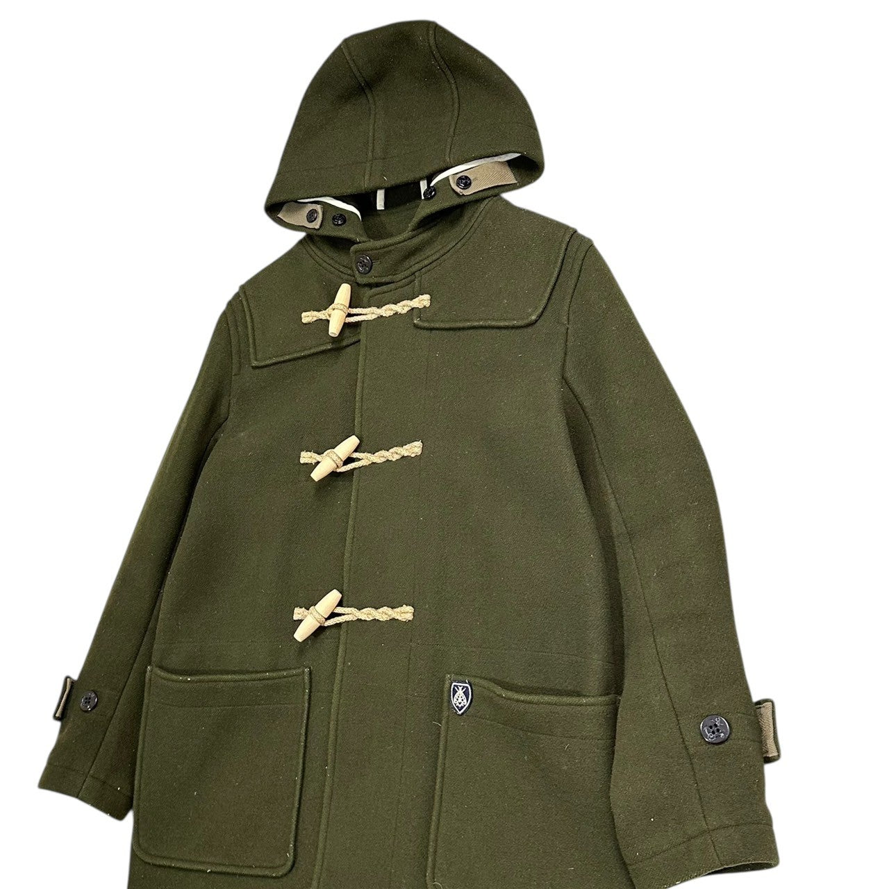 ORCIVAL(オーシバル) Melton Hooded Duffle Coat メルトン フーデッド