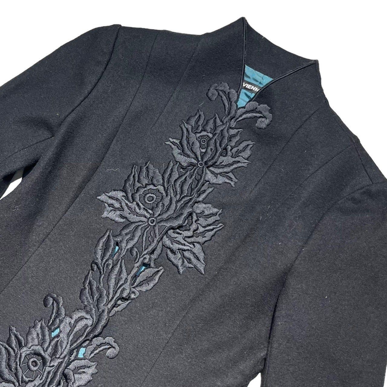 VIVIENNE TAM(ヴィヴィアンタム) フラワー刺繍 ウール ジャケット
