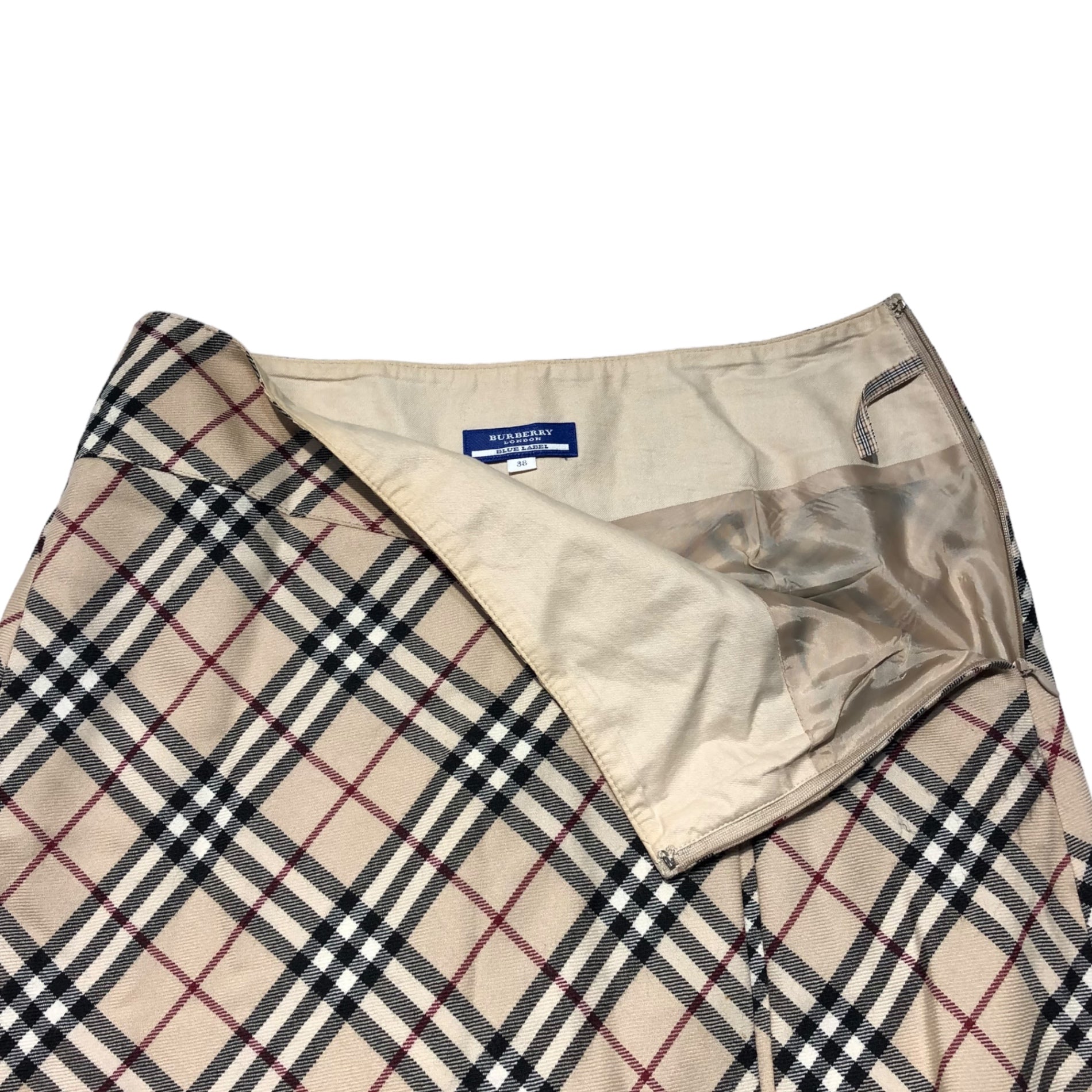 BURBERRY BLUE LABEL(バーバリーブルーレーベル) Nova check flared
